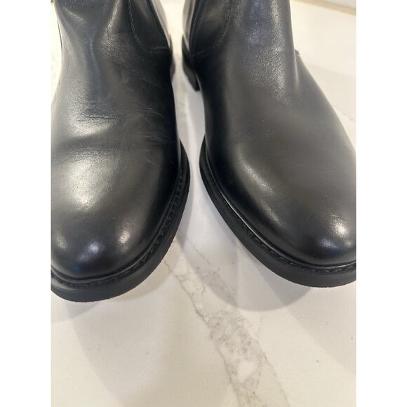 Moretti Black Label Ankle Boots Alexius Men’s Sz 10D Black Leather Pointed Toe main image 5